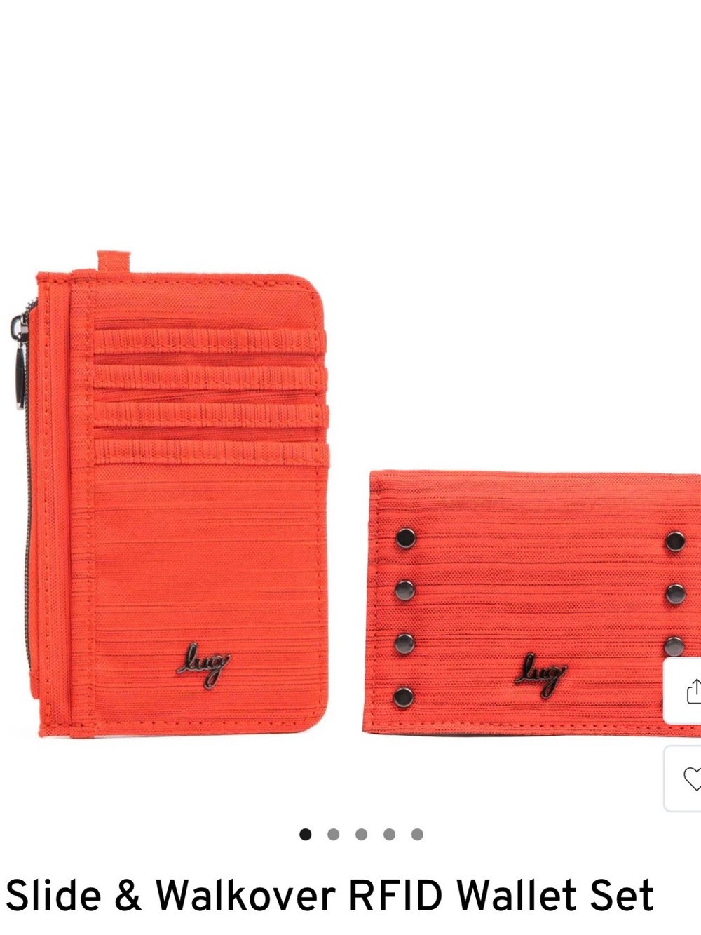 NWT- Lug Slide and Walkover Brushed Papaya